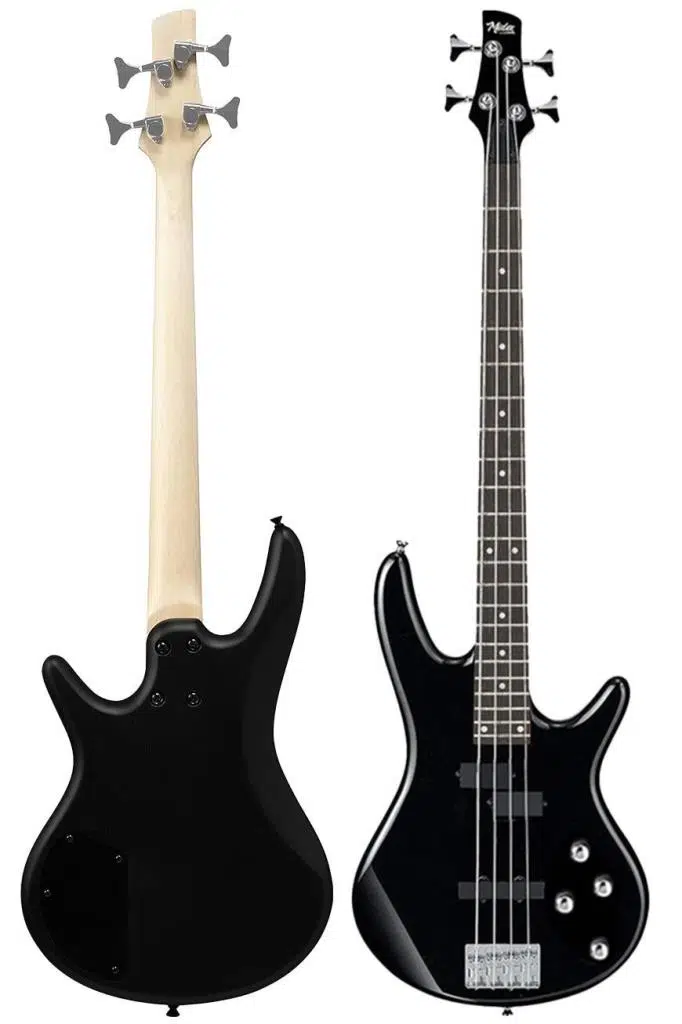 Midex MBG-400BK-20AMP 4 Telli Bas Gitar ve 20W Amfi Gigbag Kulaklık Full Set