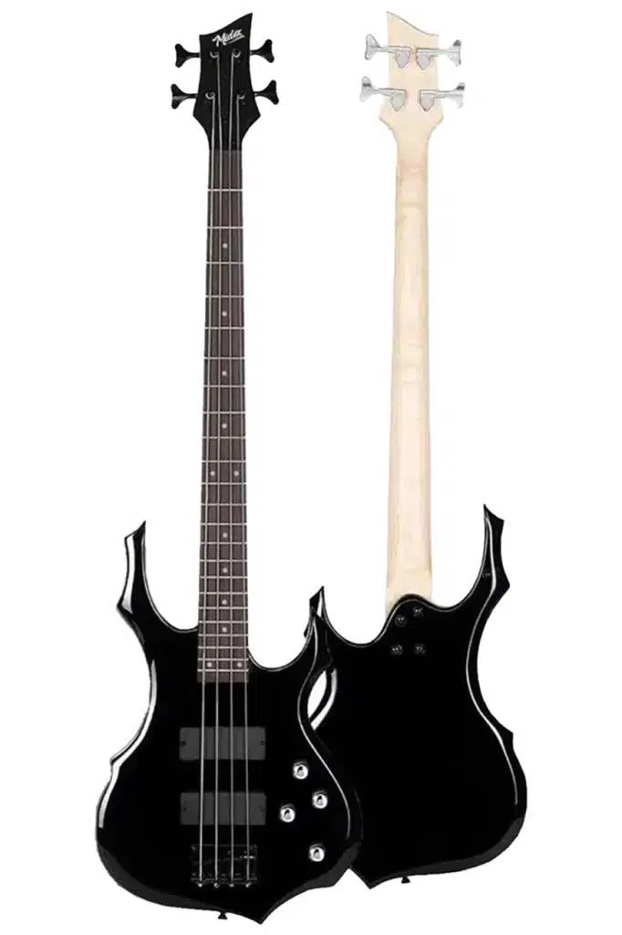 Midex MBG-410BK-20AMP 4 Telli Bas Gitar ve 20W Amfi Gigbag Kulaklık Set