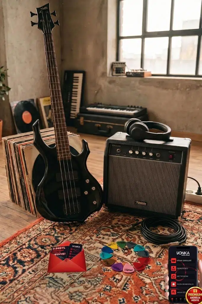 Midex MBG-410BK-25AMP 4 Telli Bas Gitar ve 25W Amfi Kulaklık Set Midex MBG-410BK-25AMP 4 Telli Bas Gitar ve 25W Amfi Kulaklık Set