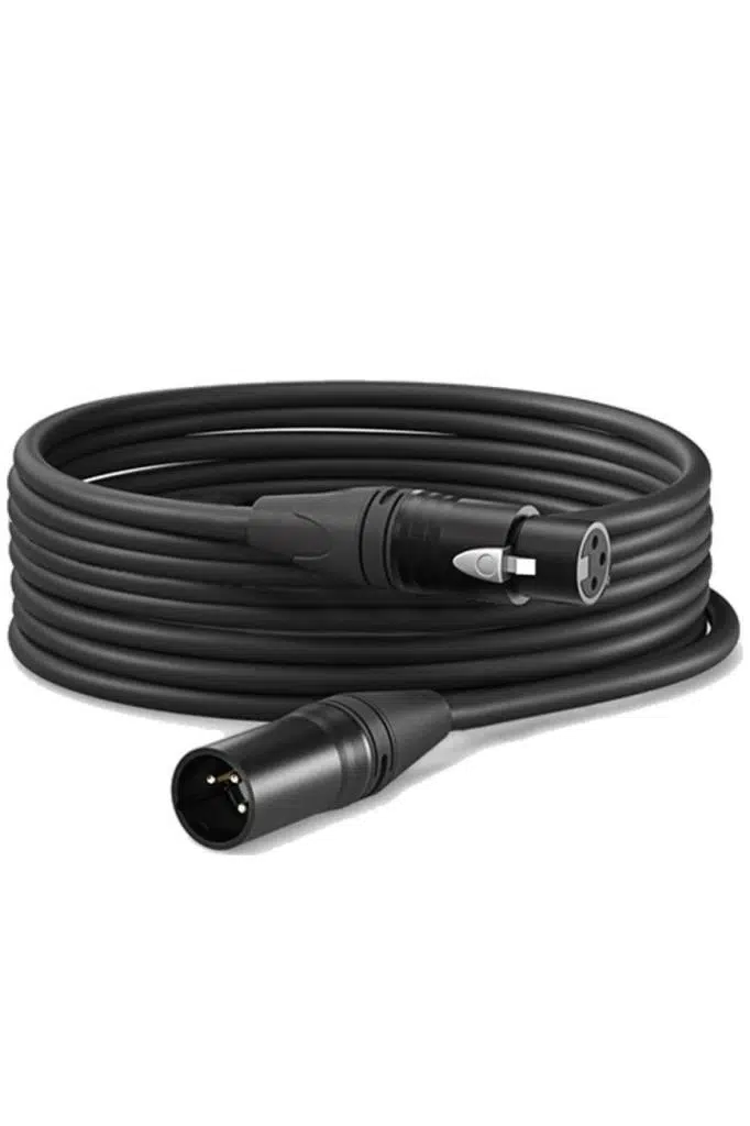 Midex MCB-15X Kaliteli Stereo Mikrofon Kablosu XLR + XLR 15 Metre Siyah Renk