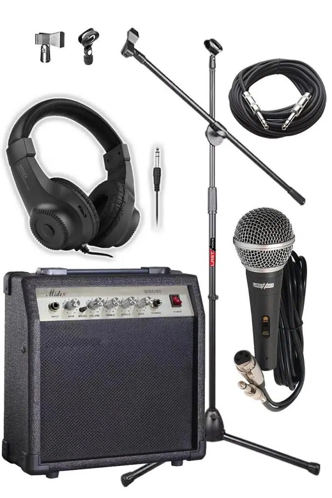Midex MGA-30BK-PAK Elektro Gitar Amfisi Seti 30 Watt Gain Özellikli (Amfi Mikrofon Stand Kulaklık Jack Kablo) Midex MGA-30BK-PAK Elektro Gitar Amfisi Seti 30 Watt Gain Özellikli (Amfi Mikrofon Stand Kulaklık Jack Kablo)