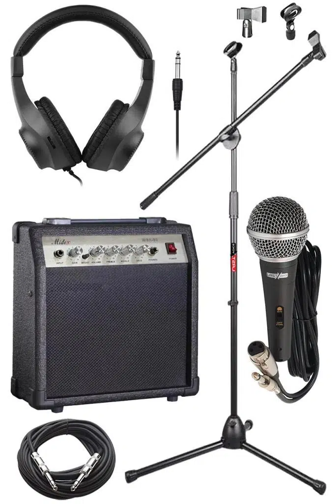 Midex MGA-30BK-PAK Elektro Gitar Amfisi Seti 30 Watt Gain Özellikli (Amfi Mikrofon Stand Kulaklık Jack Kablo) Midex MGA-30BK-PAK Elektro Gitar Amfisi Seti 30 Watt Gain Özellikli (Amfi Mikrofon Stand Kulaklık Jack Kablo)
