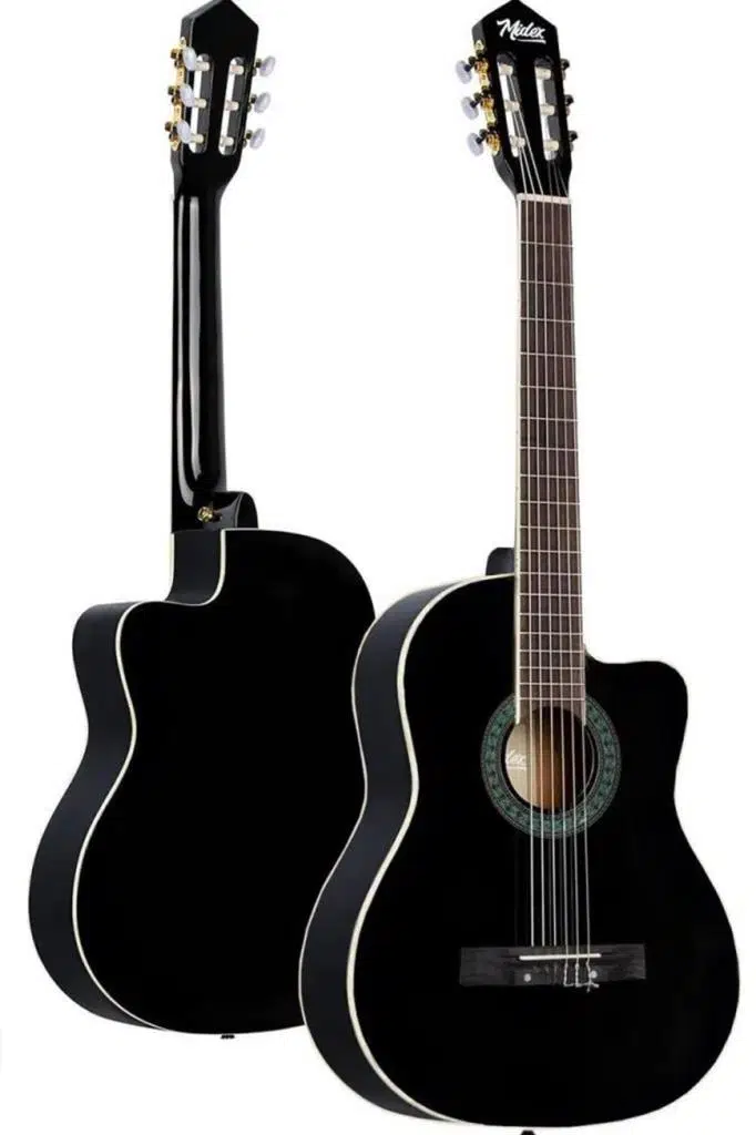 Midex MGX-100BK-ST Üst Seviye Klasik Gitar 4/4 Sap Ayarlı Gül Klavye Midex MGX-100BK-ST Üst Seviye Klasik Gitar 4/4 Sap Ayarlı Gül Klavye
