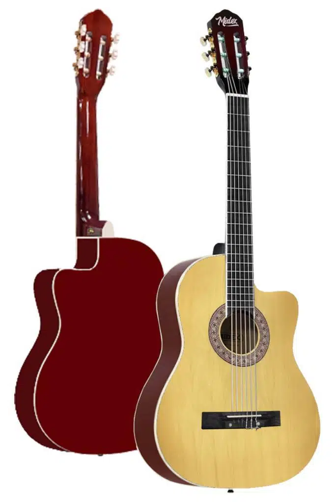 Midex MGX-100NT-BAG Üst Seviye Klasik Gitar 4/4 Sap Ayarlı (Tuner Çanta Askı Capo Metod Pena) Midex MGX-100NT-BAG Üst Seviye Klasik Gitar 4/4 Sap Ayarlı (Tuner Çanta Askı Capo Metod Pena)