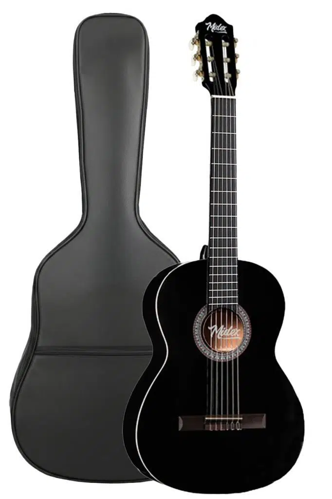 Midex MGX-200BK Kaliteli Klasik Gitar 4/4 Yetişkin Boy Full Set