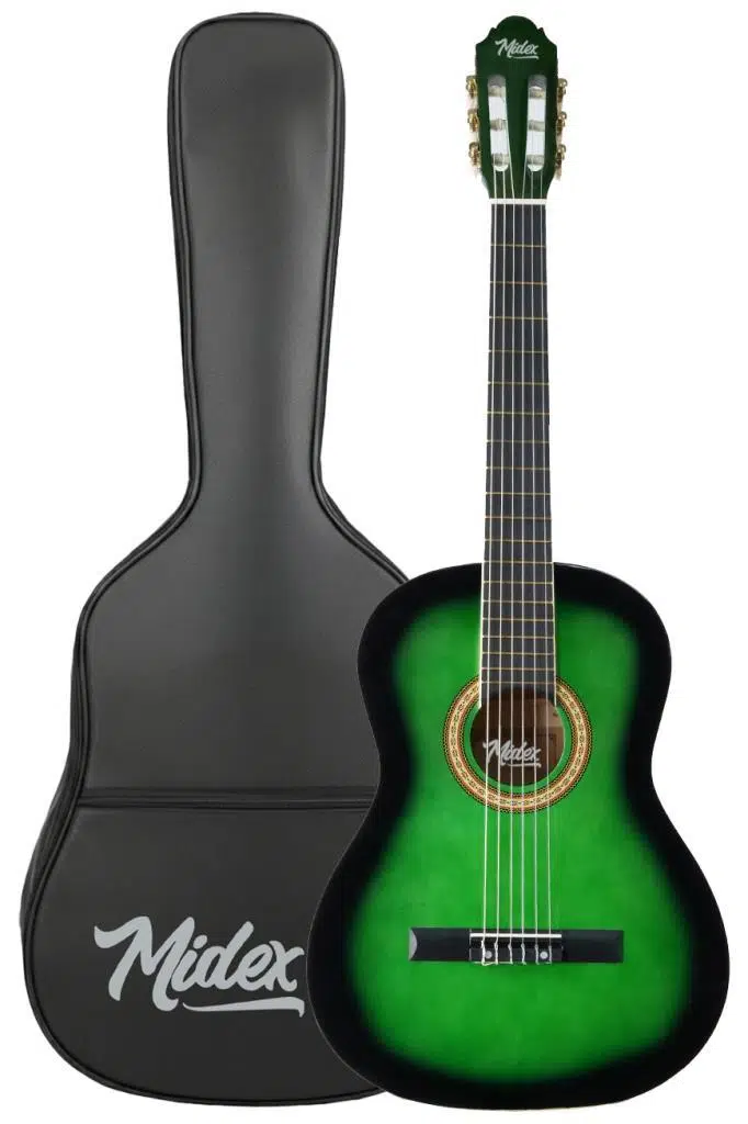 Midex MGX-200GR Kaliteli Klasik Gitar 4/4 Yetişkin Boy Full Set