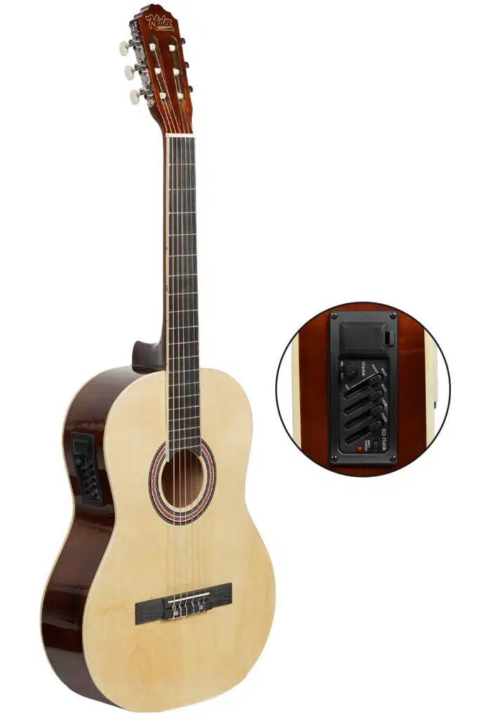 Midex MGX-200NT-EQ Ekolayzerli Profesyonel Elektro Klasik Gitar Seti Natural 4/4 Üst Segment Midex MGX-200NT-EQ Ekolayzerli Profesyonel Elektro Klasik Gitar Seti Natural 4/4 Üst Segment
