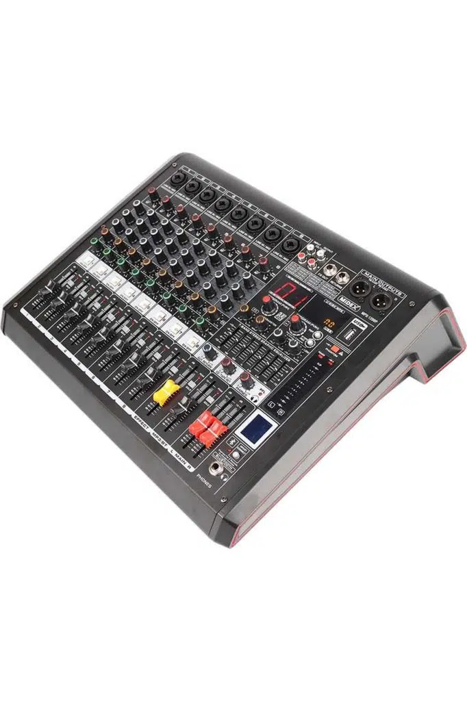 Midex MPX-1200P Power Mikser Amfi 8 Kanal 2x600W Dijital Efekt Bt EQ Usb Midex MPX-1200P Power Mikser Amfi 8 Kanal 2x600W Dijital Efekt Bt EQ Usb