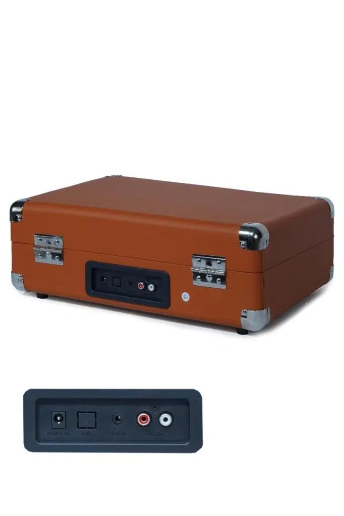 Midex Mtx-101OR Nostaljik Retro Pikap Plak Çalar (Şarjlı Bluetooth Aux Hoparlörlü 3 Devir) İğne Dahil Midex Mtx-101OR Nostaljik Retro Pikap Plak Çalar (Şarjlı Bluetooth Aux Hoparlörlü 3 Devir) İğne Dahil