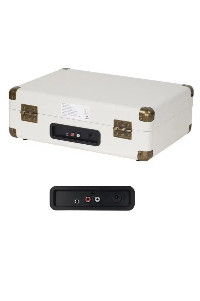 Midex Mtx-101WH Nostaljik Retro Pikap Plak Çalar (Şarjlı Bluetooth Aux Hoparlörlü 3 Devir) İğne Dahil Midex Mtx-101WH Nostaljik Retro Pikap Plak Çalar (Şarjlı Bluetooth Aux Hoparlörlü 3 Devir) İğne Dahil