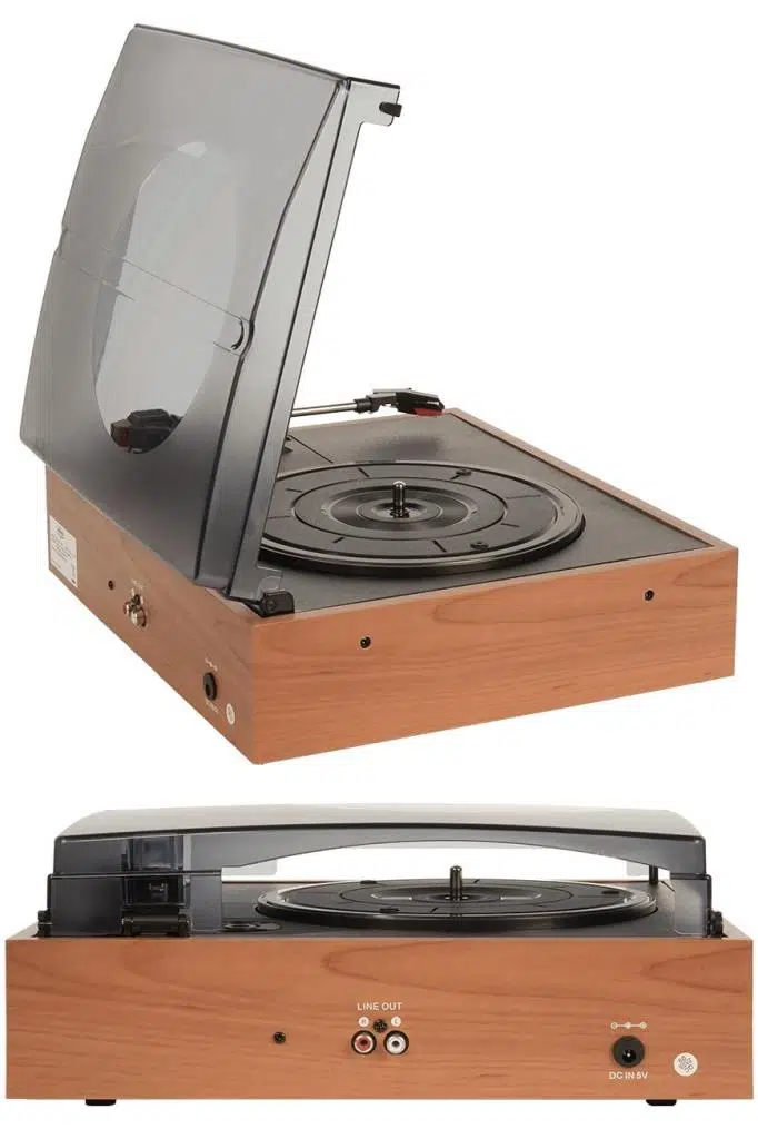 Midex MTX-106OR Nostaljik Retro Pikap Plak Çalar (Bluetooth Aux Hoparlörlü 3 Devir) İğne Dahil