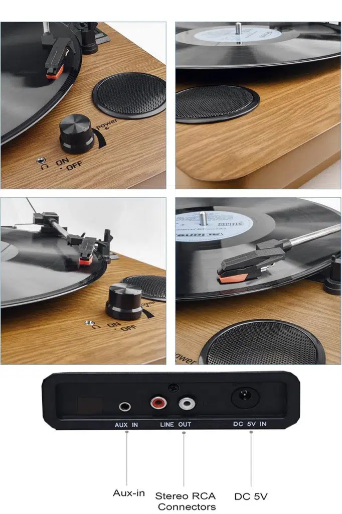 Midex Mtx-256 Nostaljik Pikap Plak Çalar (Şarjlı Bluetooth Aux Hoparlörlü 3 Devir) İğne Dahil Midex Mtx-256 Nostaljik Pikap Plak Çalar (Şarjlı Bluetooth Aux Hoparlörlü 3 Devir) İğne Dahil