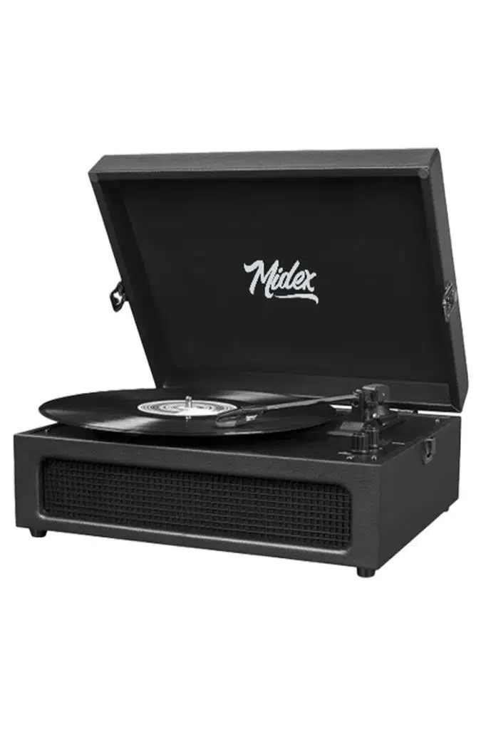 Midex MTX-420BK Nostaljik Bluetooth PRO Pikap Plakçalar Şarjlı 3 Devirli Midex MTX-420BK Nostaljik Bluetooth PRO Pikap Plakçalar Şarjlı 3 Devirli