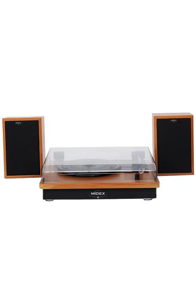 Midex MTX-450 Nostaljik Pikap Plak Çalar Ekstra Hoparlörlü Bluetooth