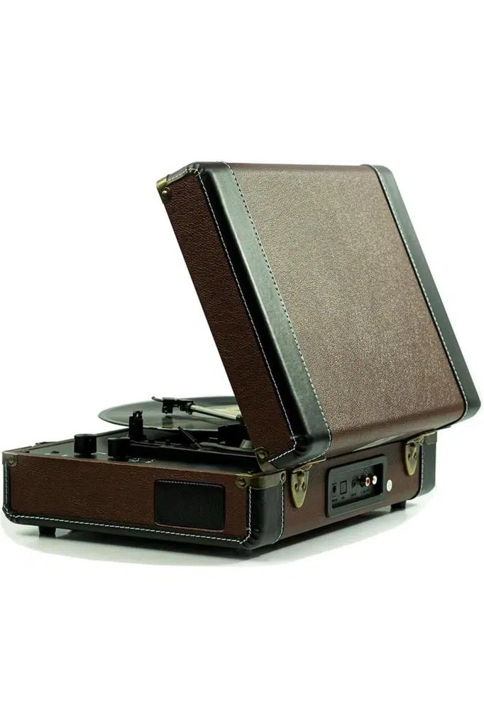 Midex Mtx101BN Nostaljik Retro Pikap Plak Çalar (Şarjlı Bluetooth Aux Hoparlörlü 3 Devir) İğne Dahil Midex Mtx101BN Nostaljik Retro Pikap Plak Çalar (Şarjlı Bluetooth Aux Hoparlörlü 3 Devir) İğne Dahil