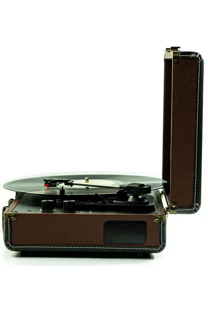 Midex Mtx101BN Nostaljik Retro Pikap Plak Çalar (Şarjlı Bluetooth Aux Hoparlörlü 3 Devir) İğne Dahil
