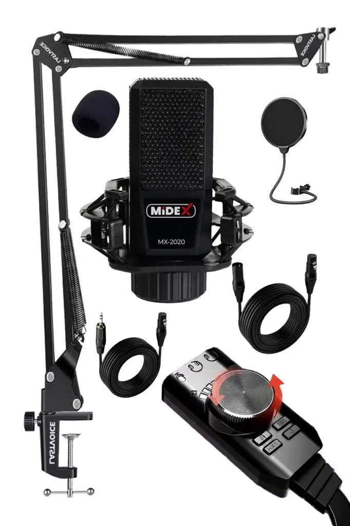 Midex MX-2020-STB Gaming 7.1 Ses Kartı ve Mikrofon Seti Canlı Yayın LOL PUBG Midex MX-2020-STB Gaming 7.1 Ses Kartı ve Mikrofon Seti Canlı Yayın LOL PUBG