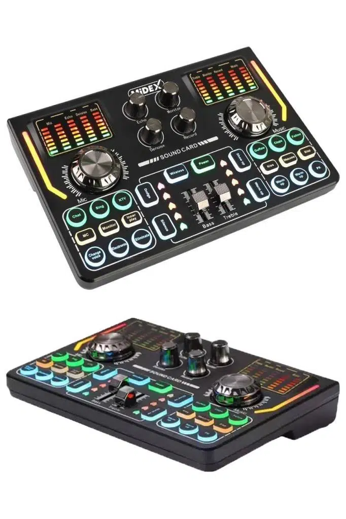 Midex MX-2020 Titanium Set Efektli Ses Kartı Mikrofon Kulaklık Stand Kayıt Canlı Yayın (PC ve Telefon) Midex MX-2020 Titanium Set Efektli Ses Kartı Mikrofon Kulaklık Stand Kayıt Canlı Yayın (PC ve Telefon)