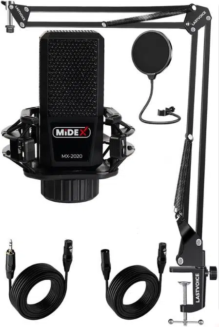 MİDEX MX-2020STF KAYIT MİKROFON SETİ (BASİC) MİDEX MX-2020STF KAYIT MİKROFON SETİ (BASİC)