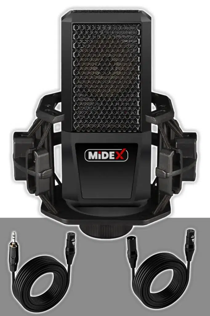 Midex MX2020-GLX-500 PRO Midex Ses Kartı ve Condenser Mikrofon Stand Filtre Set Midex MX2020-GLX-500 PRO Midex Ses Kartı ve Condenser Mikrofon Stand Filtre Set