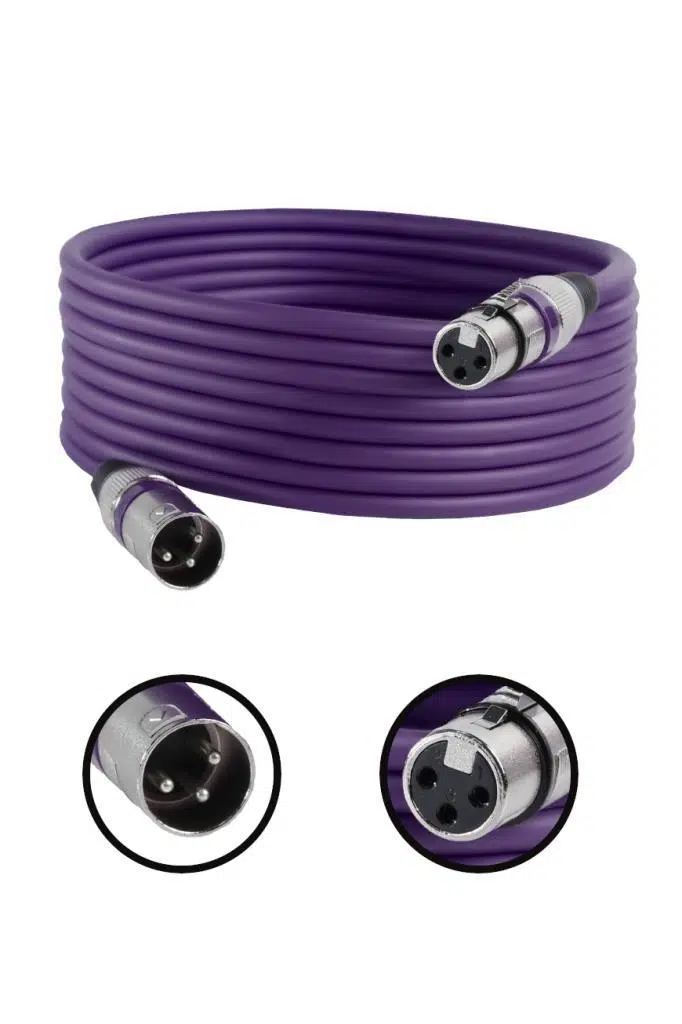 Midex MXL-10M-PRP Kaliteli XLR TO XLR 10 mt. Mikrofon Kablosu