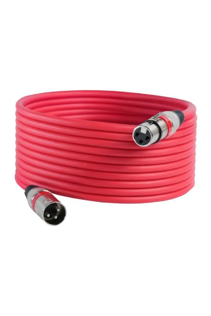 Midex MXL-15M-RD Kaliteli XLR TO XLR 15 mt. Mikrofon Kablosu Midex MXL-15M-RD Kaliteli XLR TO XLR 15 mt. Mikrofon Kablosu