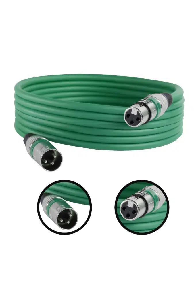 Midex MXL-5M-GR Kaliteli XLR TO XLR 5 mt. Mikrofon Kablosu Midex MXL-5M-GR Kaliteli XLR TO XLR 5 mt. Mikrofon Kablosu