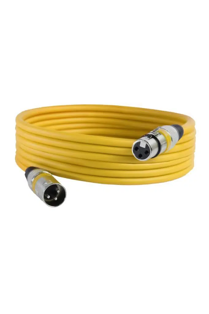 Midex MXL-5M-YLW Kaliteli XLR TO XLR 5 mt. Mikrofon Kablosu Midex MXL-5M-YLW Kaliteli XLR TO XLR 5 mt. Mikrofon Kablosu