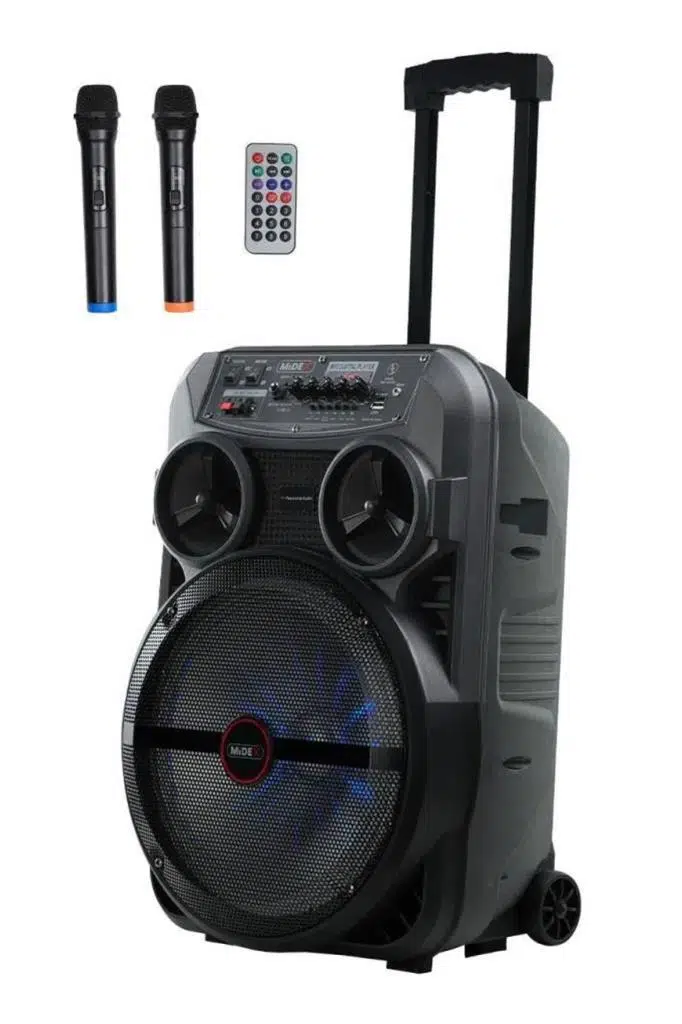 Midex MXR-280 Taşınabilir Mikrofonlu Işıklı Akülü Ses Sistemi Hoparlör (12 İnç 280 Watt) Midex MXR-280 Taşınabilir Mikrofonlu Işıklı Akülü Ses Sistemi Hoparlör (12 İnç 280 Watt)
