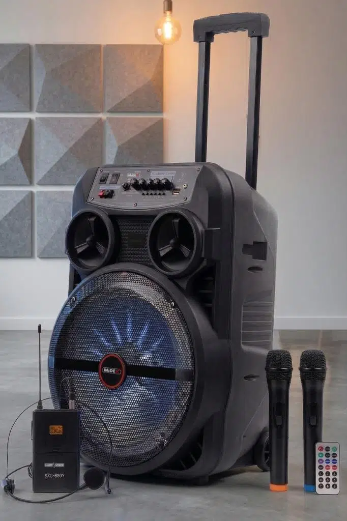 Midex MXR-280SXC Taşınabilir Seyyar Portatif 3 Mikrofonlu Şarjlı Ses Sistemi Hoparlör (280 Watt) Midex MXR-280SXC Taşınabilir Seyyar Portatif 3 Mikrofonlu Şarjlı Ses Sistemi Hoparlör (280 Watt)