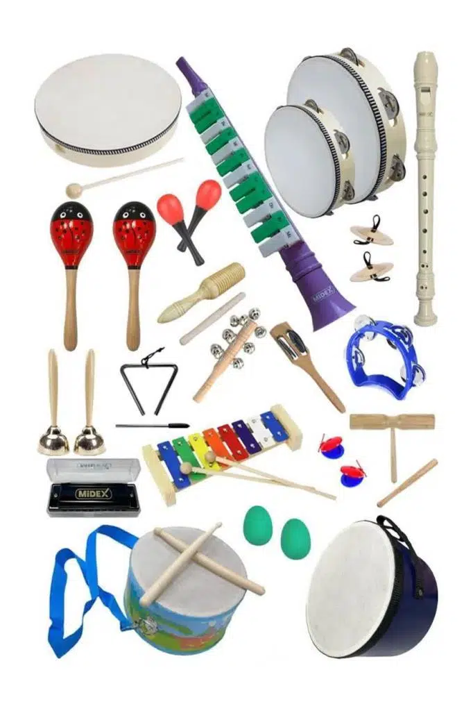 Midex Örf Aletleri Seti Over Paket-3 Marakas Zil Üçgen Ksilofon Melodika Mızıka Davul Flüt (23 Parça) Midex Örf Aletleri Seti Over Paket-3 Marakas Zil Üçgen Ksilofon Melodika Mızıka Davul Flüt (23 Parça)