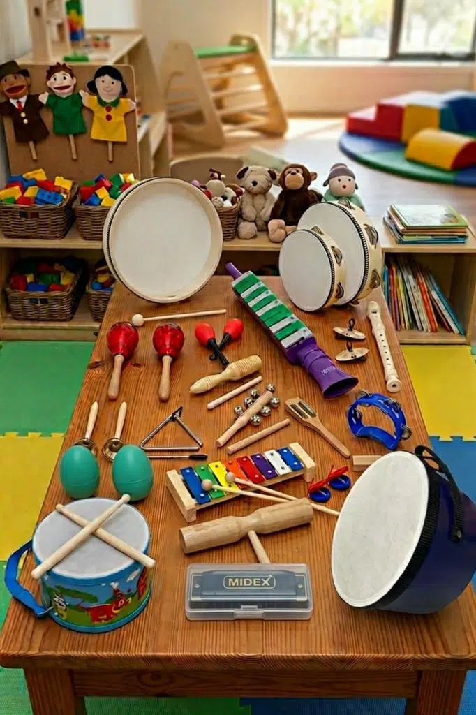 Midex Örf Aletleri Seti Over Paket-3 Marakas Zil Üçgen Ksilofon Melodika Mızıka Davul Flüt (23 Parça) Midex Örf Aletleri Seti Over Paket-3 Marakas Zil Üçgen Ksilofon Melodika Mızıka Davul Flüt (23 Parça)