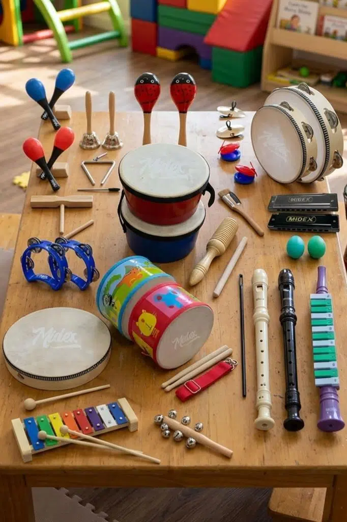 Midex Örf Aletleri Seti Overmuch Paket-2 Marakas Zil Üçgen Ksilofon Melodika Mızıka Davul Flüt (30 Parça) Midex Örf Aletleri Seti Overmuch Paket-2 Marakas Zil Üçgen Ksilofon Melodika Mızıka Davul Flüt (30 Parça)