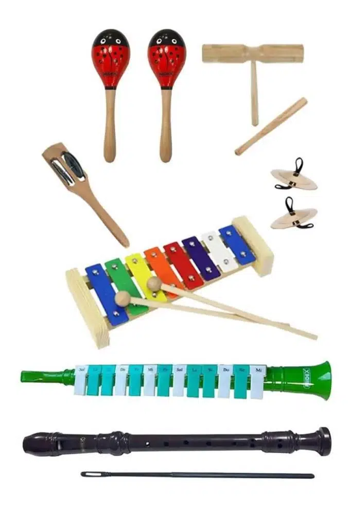 Midex Örf Aletleri Seti Under Paket-3 Marakas Zil Çubuk Ksilofon Melodika Flüt (8 Parça) Midex Örf Aletleri Seti Under Paket-3 Marakas Zil Çubuk Ksilofon Melodika Flüt (8 Parça)