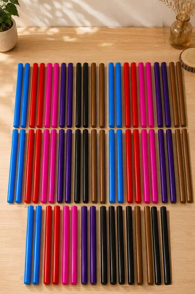 Midex Orf-BT-25-30X Örf Aletleri Seti Ritim Çubuğu Paketi 25 cm Karbon Fiber Toptan Paket-4 (30 Çift)