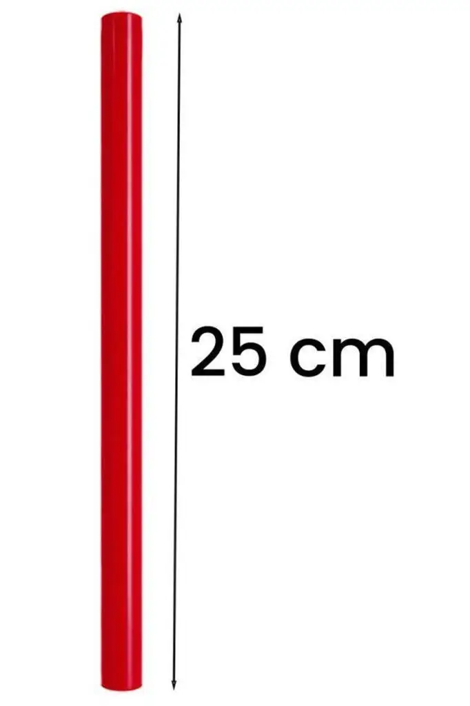 Midex Orf-BT-25RD-3X Kırmızı Çocuklara Özel Ritim Çubuğu 25 cm Eğitici Örf Aleti (Karbon Fiber)