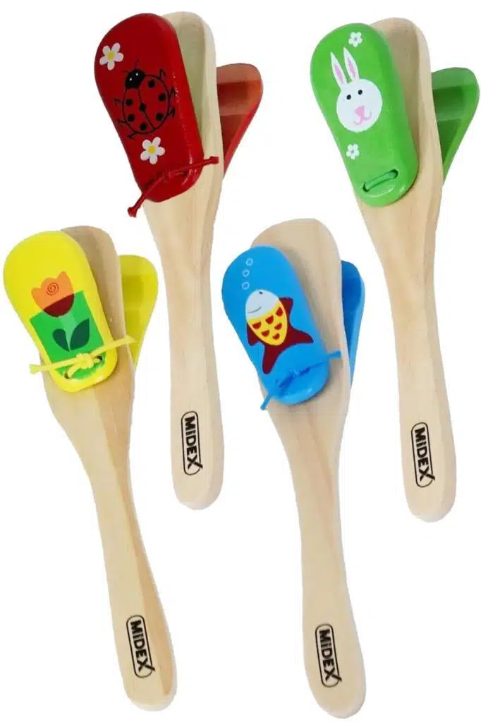 Midex Orf-MRC-04(4X) Örf Aletleri Kaliteli Kastanyet Marakas Midex Orf-MRC-04(4X) Örf Aletleri Kaliteli Kastanyet Marakas