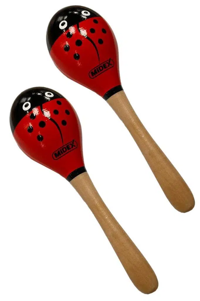 Midex Orf-MRC-11X Örf Aletleri Ağaç Marakas Kaliteli Maracas 2 Adet (Çift)