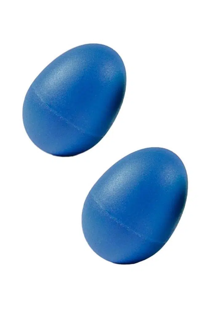 Midex Orf-MT8BL Örf Aletleri Plastik Mavi Yumurta Marakas Müzikal Titreme 2 Adet (Çift)