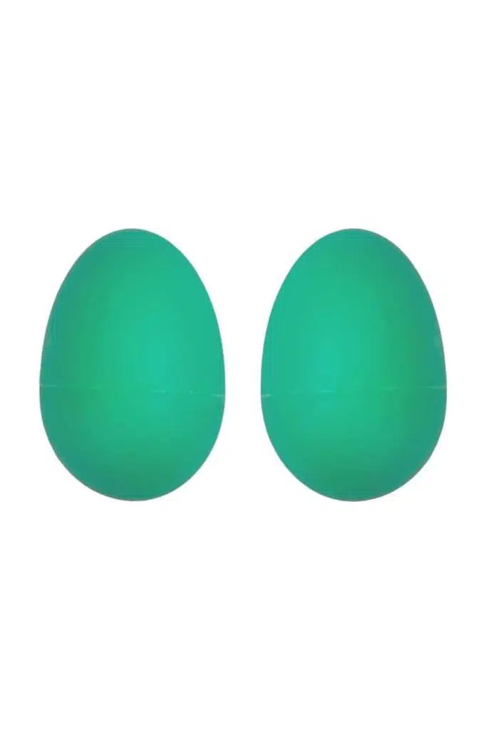 Midex Orf-MT8GR Örf Aletleri Plastik Yeşil Yumurta Marakas Müzikal Titreme 2 Adet (Çift)