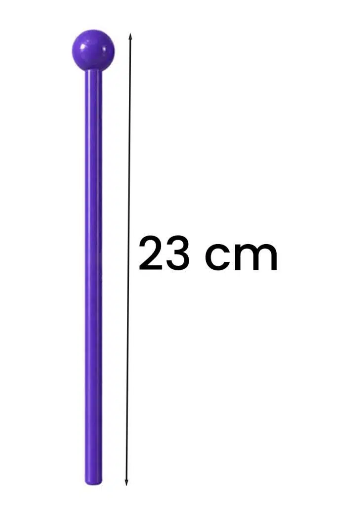 Midex Orf-TFK-20PRP Mor Çocuk Davulu Tokmağı Ritim Çubuğu Örf Aleti 23 cm (Karbon Fiber)