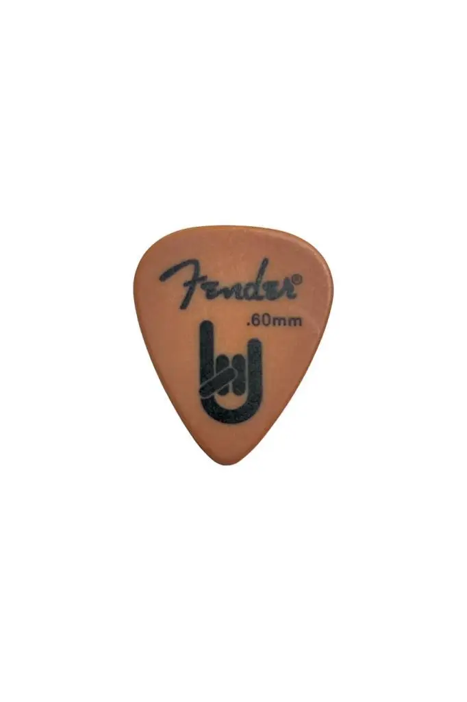 Midex PC-600OR FNDR Turuncu Renk Yüksek Kalite Gitar Pena (0.60mm)