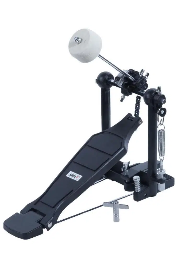 Midex PD-06 Bateri Davul Single Kick Pedalı Tek Zincirli Ayarlanabilir Stabilizatör