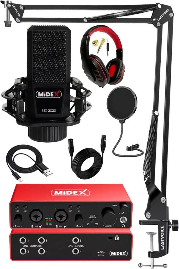 Midex Performans Paket-2 Stüdyo Ekipmanları Kayıt Seti Midex Performans Paket-2 Stüdyo Ekipmanları Kayıt Seti