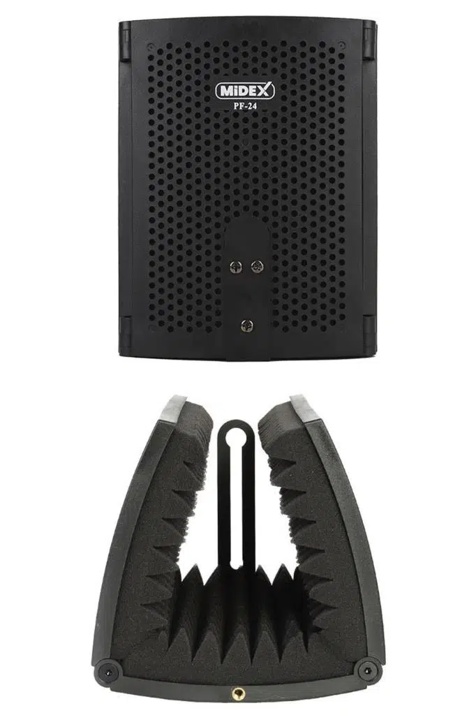 Midex PF-24 Mikrofon Ses Yalıtım İzolasyon Paneli Plastik (24x48 cm)