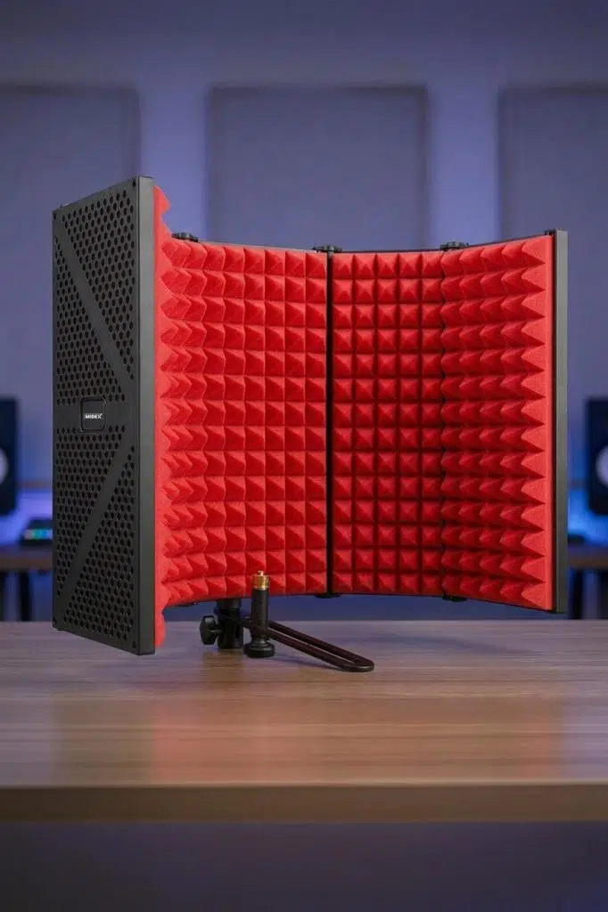 Midex PF-44 RED Mikrofon Ses Yalıtım İzolasyon Paneli 5 Bölümlü (75x30 cm) Midex PF-44 RED Mikrofon Ses Yalıtım İzolasyon Paneli 5 Bölümlü (75x30 cm)