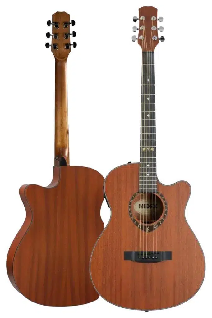 Midex PHX PRO-AMP Amfili Yüksek Kaliteli Masif Elektro Akustik Gitar Seti