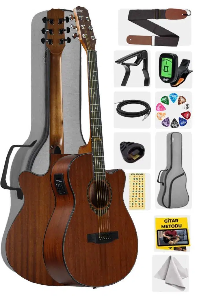 Midex PHX PRO Yüksek Kaliteli Masif Elektro Akustik Gitar Seti Midex PHX PRO Yüksek Kaliteli Masif Elektro Akustik Gitar Seti