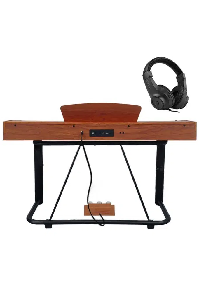 Midex PLX-125-OR Taşınabilir Dijital Piyano Tuş Hassasiyetli 88 Tuş Bluetooth (Stand ve Kulaklık İle)