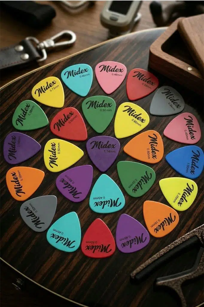 Midex PN-24 Kaliteli 24'lü Gitar Penası Seti (Tüm Ebatlar)